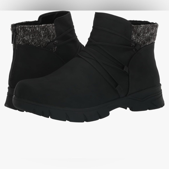 Easy street Stefani Knit booties 9.5 WW extra wide width new with box** - Picture 1 of 11